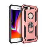 iPhone 8 Plus / iPhone 7 Plus Case with 360 Degree Rotation Holder - Rose Gold