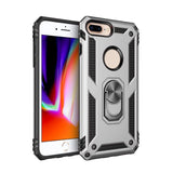 iPhone 8 Plus / iPhone 7 Plus Case with 360 Degree Rotation Holder - Silver