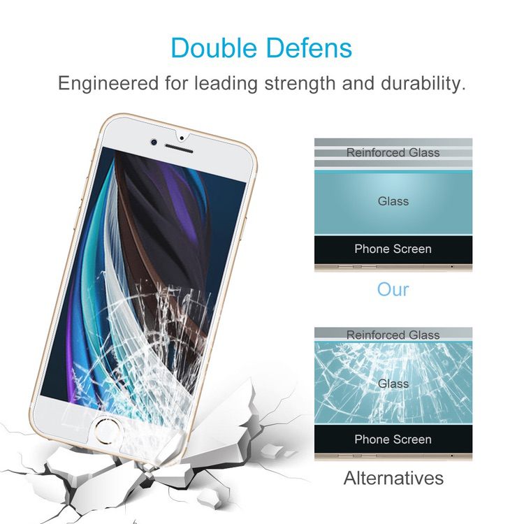 iPhone SE 2022 Screen Protector Tempered Glass - Clear