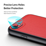 iPhone SE 2022 / SE 2020 / 8 / 7 Case DUX DUCIS Fino Series - Red