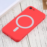 iPhone SE 2022 / SE 2020 / 8 Case MagSafe Magnetic - Red