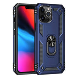 iPhone 13 Pro Shockproof Protect Ring Holder Case Blue