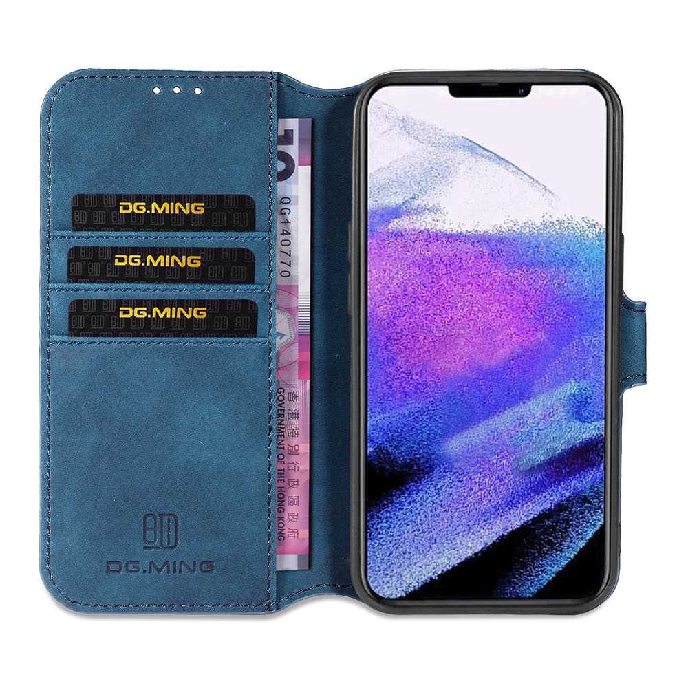 iPhone 13 Pro Case Crafted With PU Leather and TPU - Blue