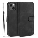 DG.MING Flip Protective iPhone 13 Case - Black