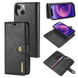 Detachable Magnetic iPhone 13 Case - Black