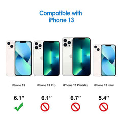 Best Mercury Canvas iPhone 13 Case With 3 Cards Slots - Blue