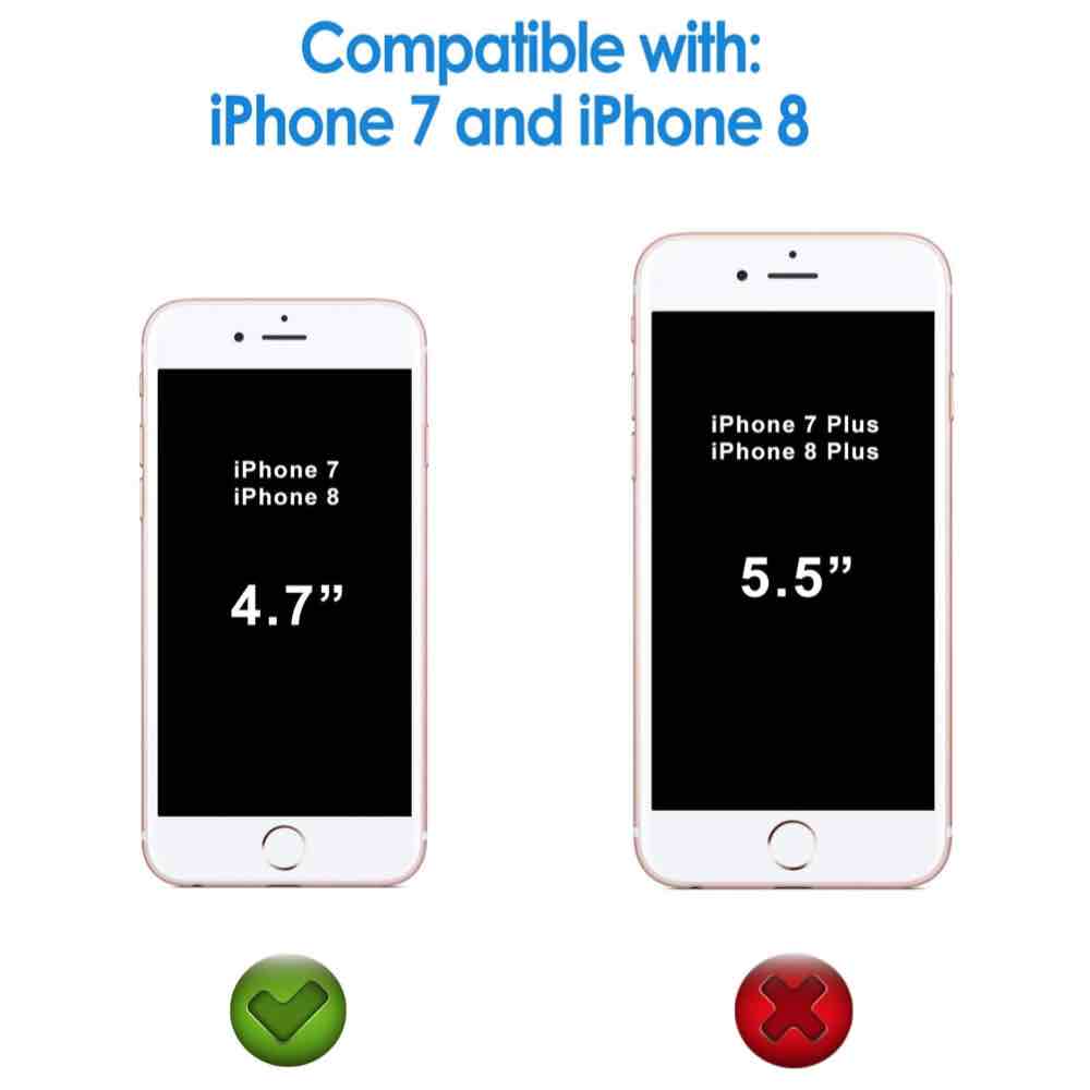 iPhone 8 / iPhone 7 Screen Protector Tempered Glass - Clear