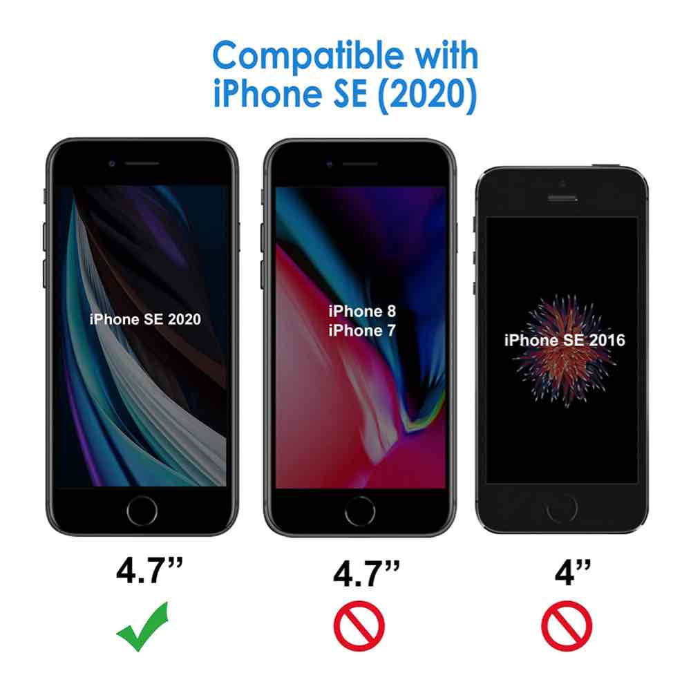 iPhone SE 2020 Screen Protector Tempered Glass - Clear