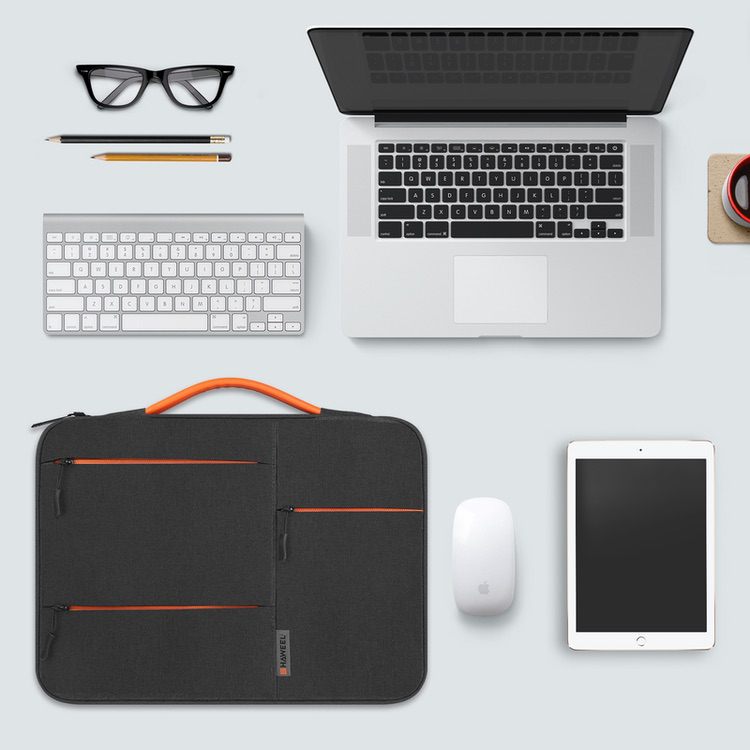 Laptop Bag 16 Inch for Macbook, Samsung, Lenovo Thinkpad, Sony, DELL - Black