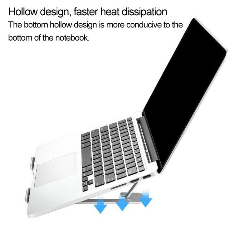 Laptop Stand Aluminum Alloy Height Extender Folding Portable Heat Dissipation