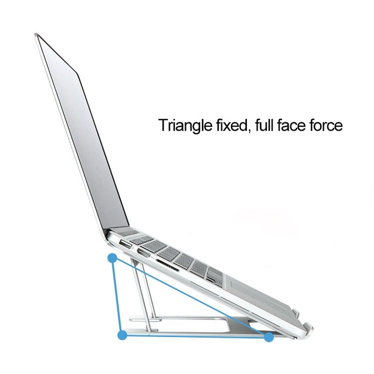 Laptop Stand Aluminum Alloy Height Extender Folding Portable Heat Dissipation