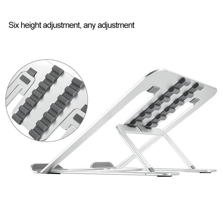 Laptop Stand Aluminum Alloy Height Extender Folding Portable Heat Dissipation