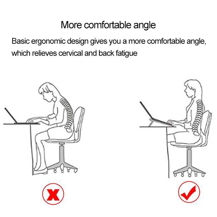 Laptop Stand Aluminum Alloy Height Extender Folding Portable Heat Dissipation