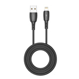 Lightning Cable 3M VIPFAN USB 3A Fast Charge - Black