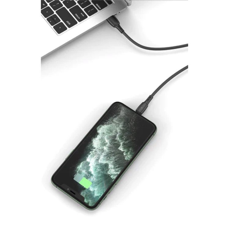 Lightning Cable 3M VIPFAN USB 3A Fast Charge - Black