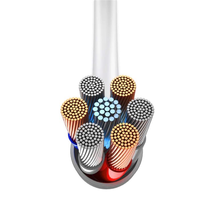 Lightning Cable 3M VIPFAN USB 3A Fast Charge - Black