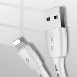 Lightning Cable 3M VIPFAN USB 3A Fast Charge - White