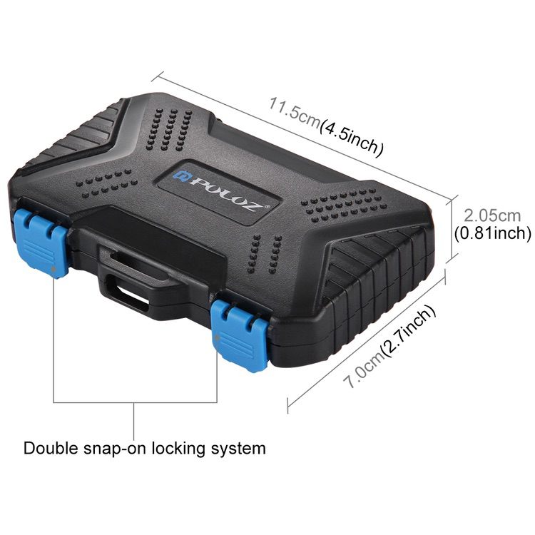 Memory Card Case Secure Box Store 27 Cards