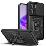 OPPO A77 5G / OPPO A57 5G Case With Camera Shield Cover - Black