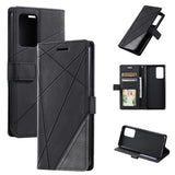 OPPO Find X5 Lite Case PU Leather Secure Flip Wallet - Black