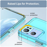 OPPO Find X5 Lite Case Shockproof Protective - Transparent Blue