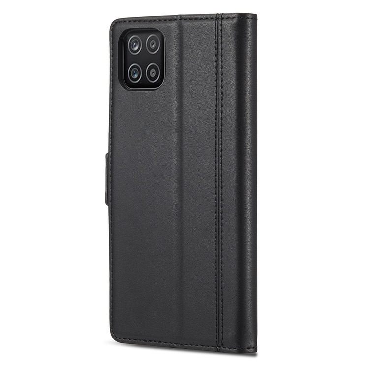 Samsung Galaxy A22 5G Case LC.IMEEKE Magnetic Buckle Flip - Black