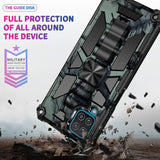 Samsung Galaxy A12 Case Shockproof Camouflage Mint Green