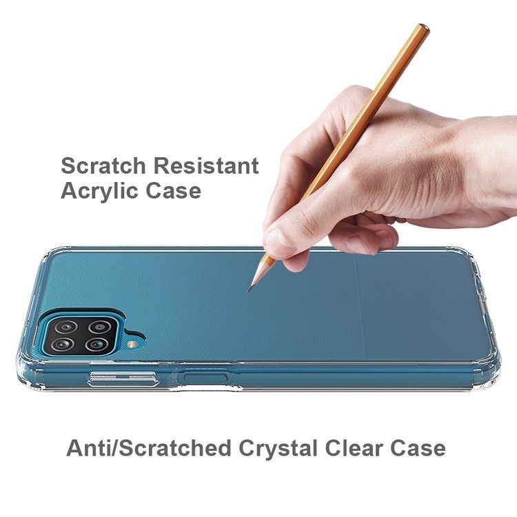 Samsung Galaxy A12 Case Shockproof Protective - Transparent