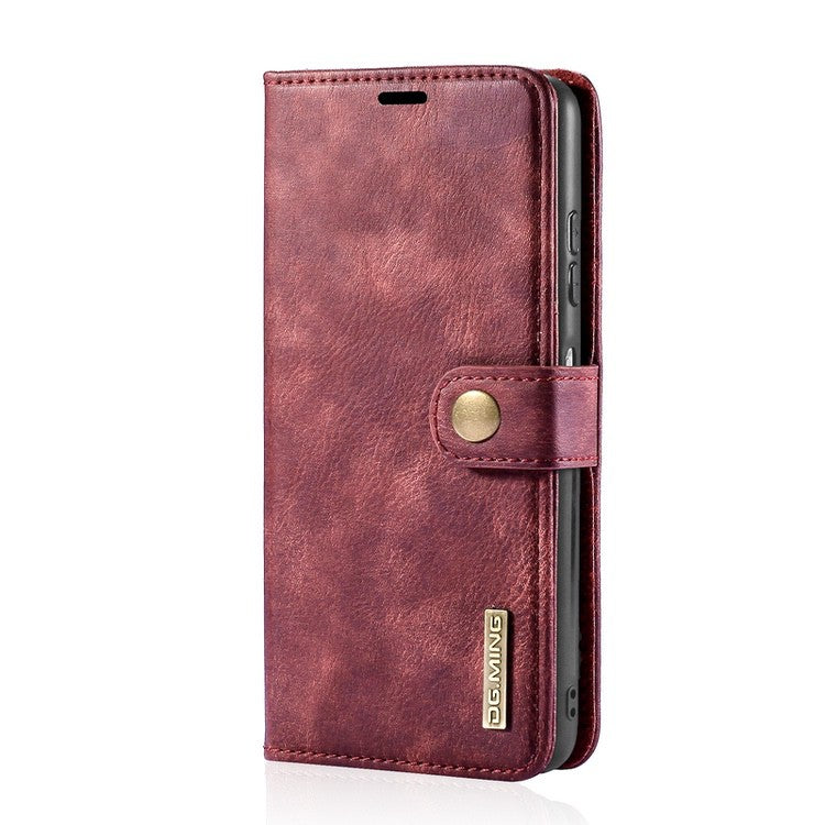 Samsung Galaxy A22 5G Case DG.MING Detachable - Wine Red