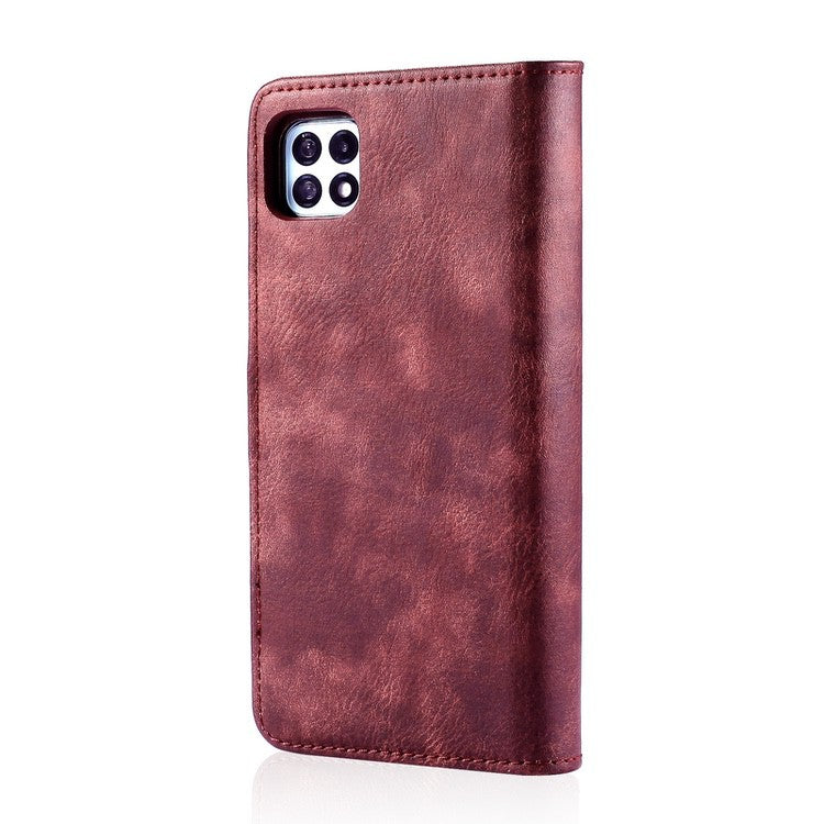 Samsung Galaxy A22 5G Case DG.MING Detachable - Wine Red