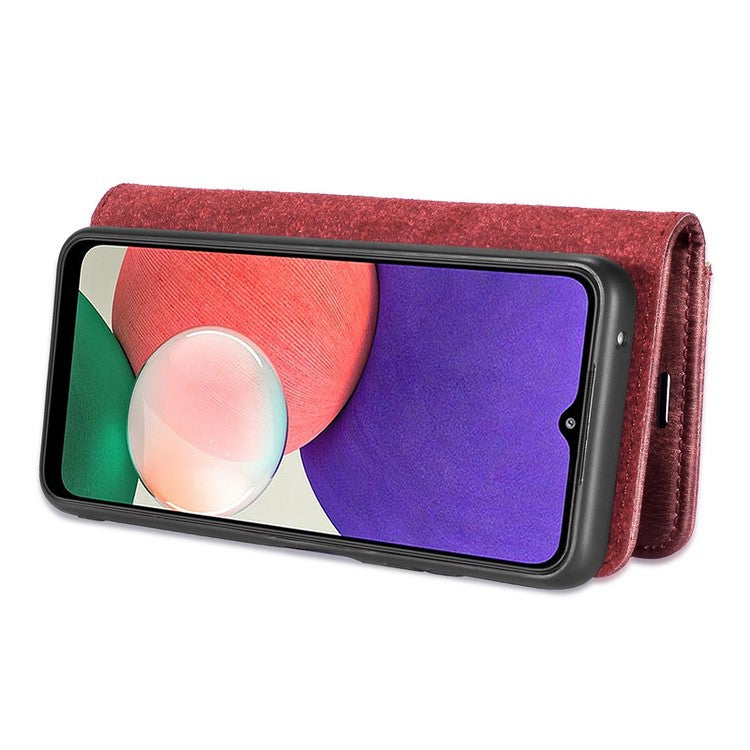 Samsung Galaxy A22 5G Case DG.MING Detachable - Wine Red