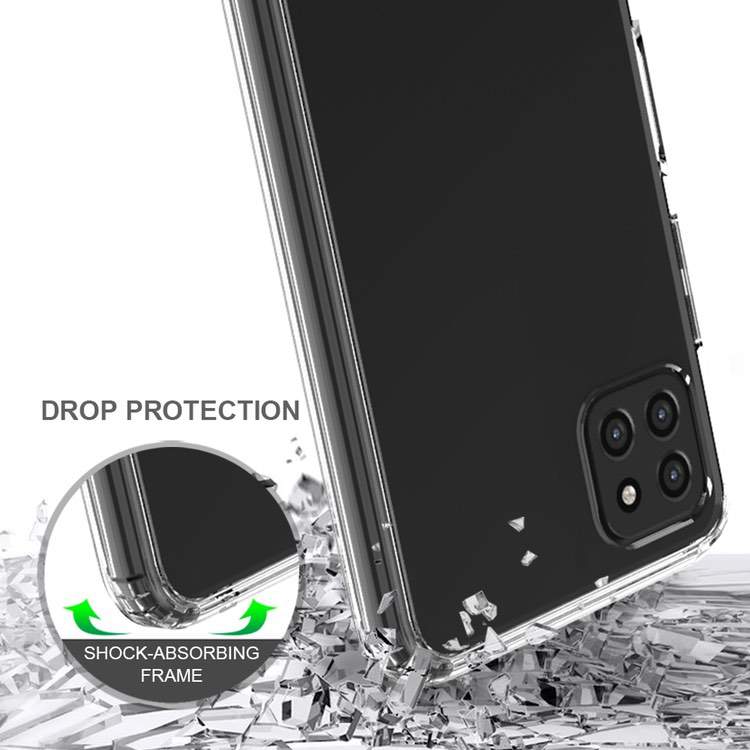 Samsung Galaxy A22 5G Case Clear Transparent Shockproof Protective