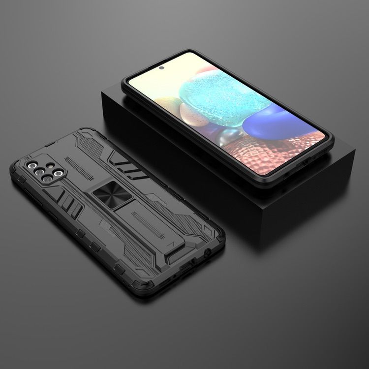 Samsung Galaxy A71 4G Case Armor Shockproof Magnetic - Black