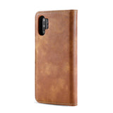 Samsung Galaxy Note 10 Case DG.MING Flip Detachable Magnetic - Brown
