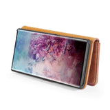 Samsung Galaxy Note 10 Case DG.MING Flip Detachable Magnetic - Brown