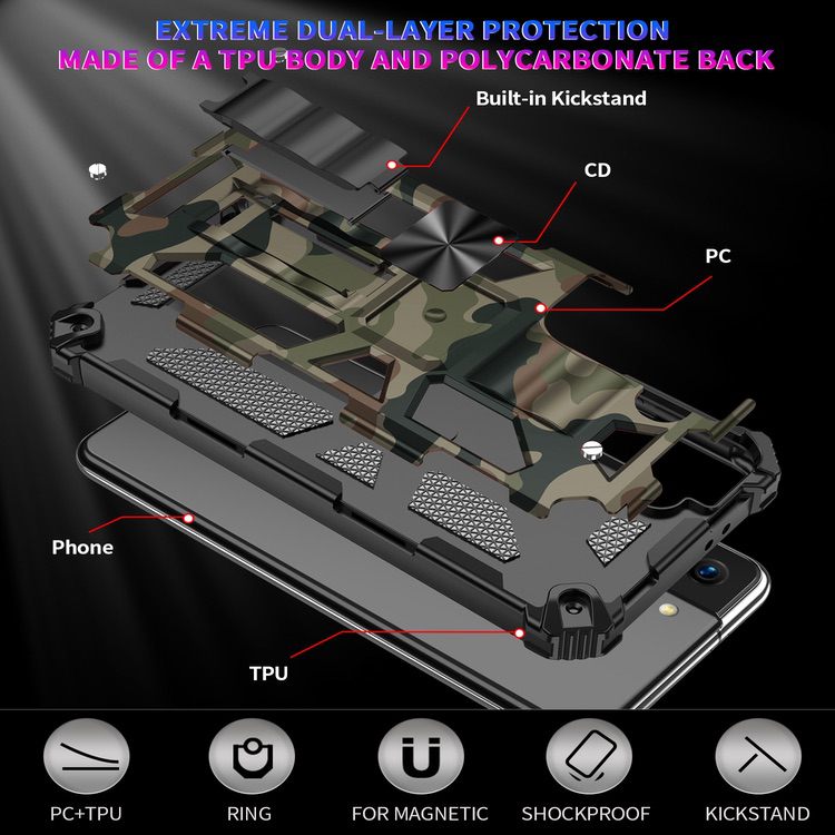 Samsung Galaxy S21 5G Case Magnetic Protective - Army Green