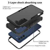 Samsung Galaxy S21 FE Case Armor Heavy Duty - Black