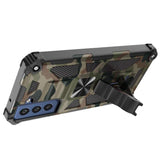 Samsung Galaxy S21 FE Case Camouflage Shockproof Army Green