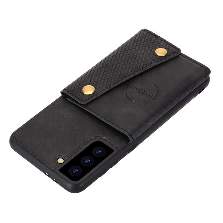 Samsung Galaxy S22 Case Double Buckle Magnetic - Black