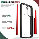 Samsung Galaxy S22 Case PC + TPU Protective Red