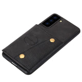 Samsung Galaxy S22 Plus Case Double Buckle Magnetic - Black