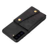Samsung Galaxy S22 Plus Case Double Buckle Magnetic - Black