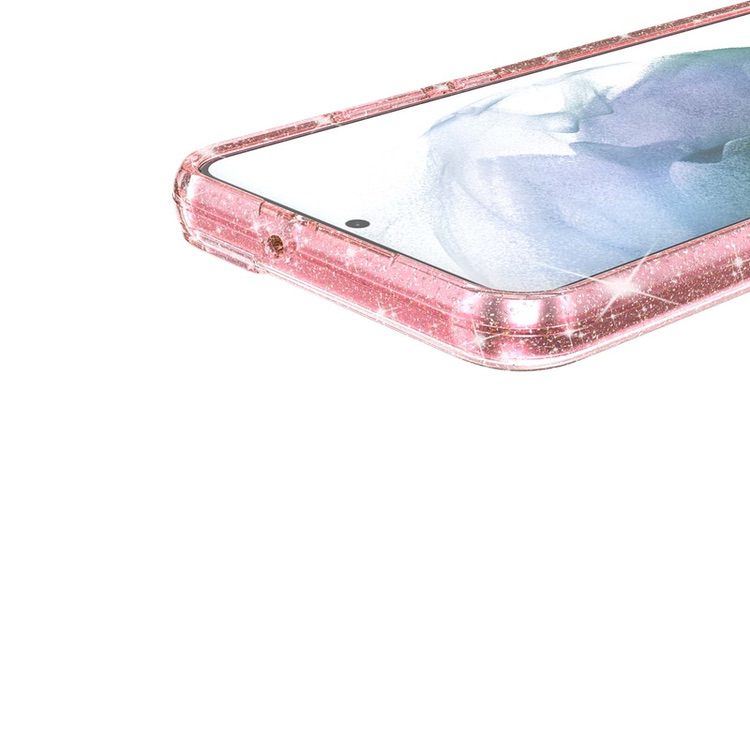 Samsung Galaxy S22 Plus Case Shockproof Glitter Powder - Pink