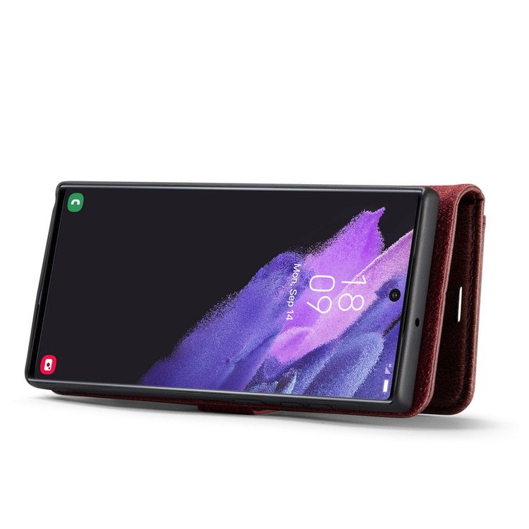 Samsung Galaxy S22 Ultra Case DG.MING Detachable Wine Red