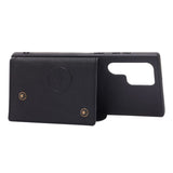 Samsung Galaxy S22 Ultra Case Double Buckle Magnetic - Black