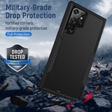 Samsung Galaxy S22 Ultra Case Pioneer Armor Heavy Duty Black