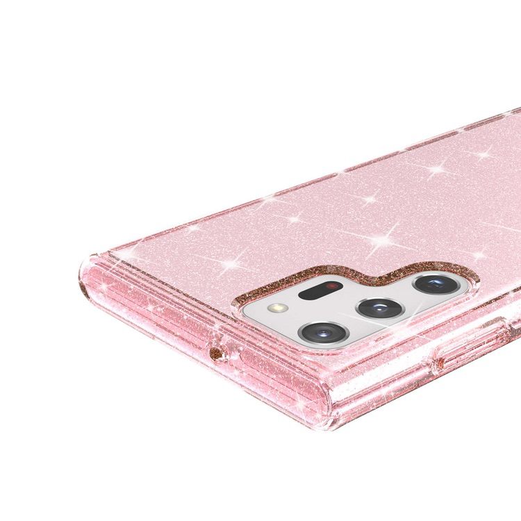 Samsung Galaxy S22 Ultra Case Shockproof Glitter - Pink