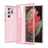 Samsung Galaxy S22 Ultra Case Shockproof Glitter - Pink