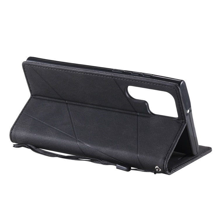 Samsung Galaxy S22 Ultra Case Skin Feel Splicing Black