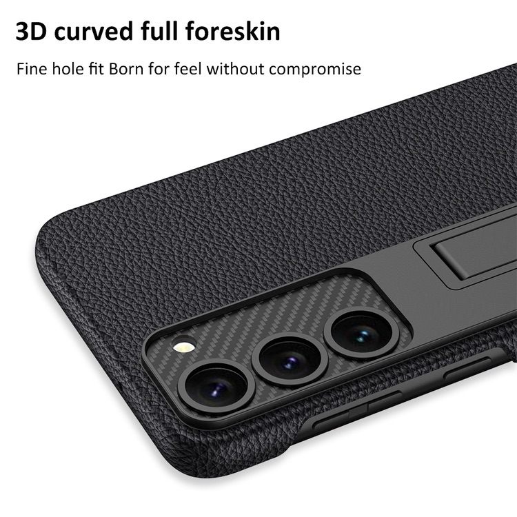 Samsung Galaxy S23 5G Case GKK Shockproof Carbon Fiber - Black
